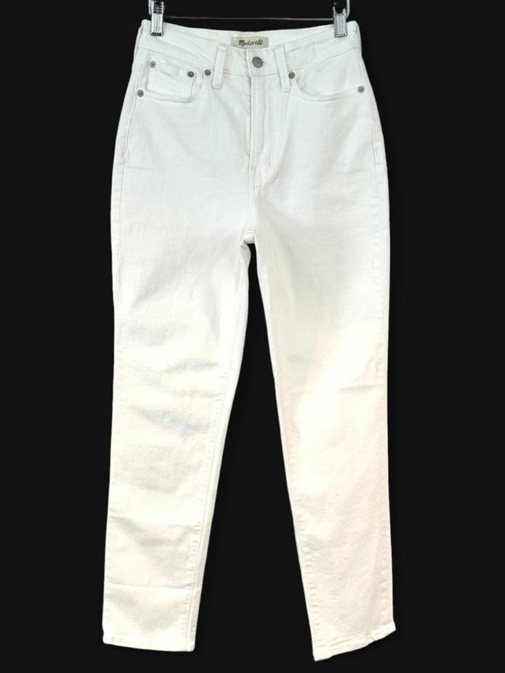 Madewell The Curvy Perfect Vintage Jeans Size 26 White Stretchy